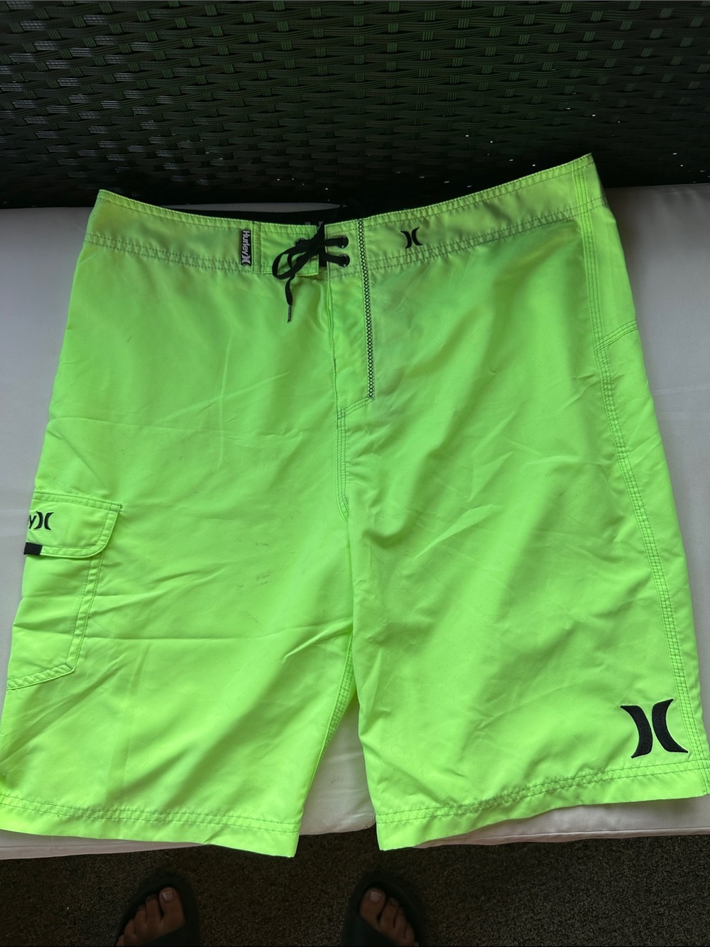 Hurley Men's Neon Lime Green‎ Boardshorts
